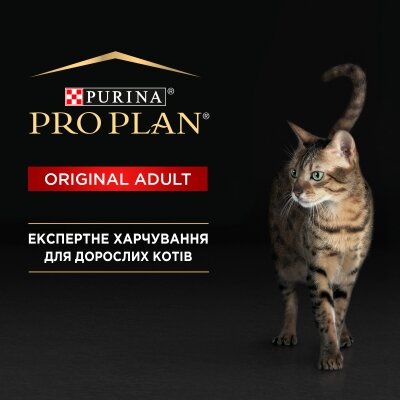Корм сухий для котів Purina Pro Plan Original з лососем, 400 г