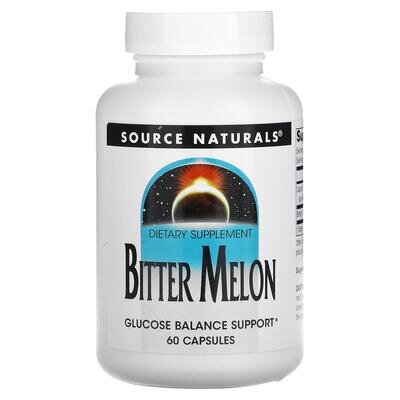 Екстракт гіркої дині Source Naturals Bitter Melon, 60 капсул