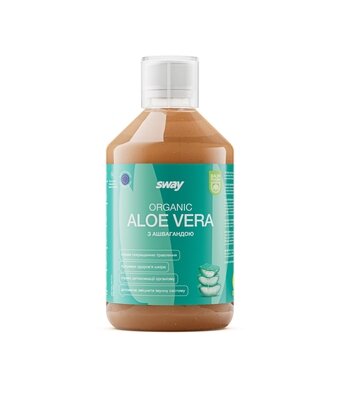 Алое вера Baum Pharm Sway Aloe Vera гель з ашвагандою і стевією, 0,5 л