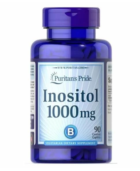 Інозитол Puritan's Pride Inositol 1000 мг, 90 каплет