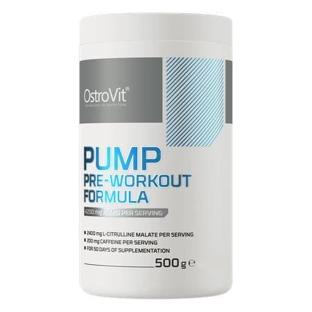Передтренувальний комплекс OstroVit Pump Pre-Workout Formula лимон, 500 г