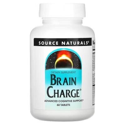 Заряд мозку Source Naturals Brain Charge, 60 таблеток