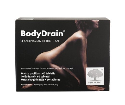 Вітаміни New Nordic BodyDrain для очищення організму таблетки №60