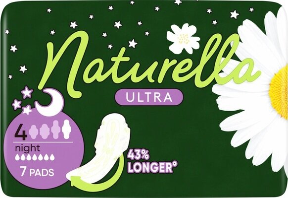 Прокладки гігієнічні Naturella Ultra Night 7 крапель, 7 шт