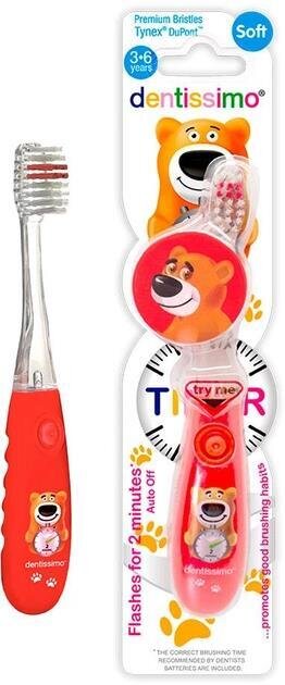 Зубна щітка Dentissimo Kids Timer від 3 до 6 років, м'яка, 1 штука