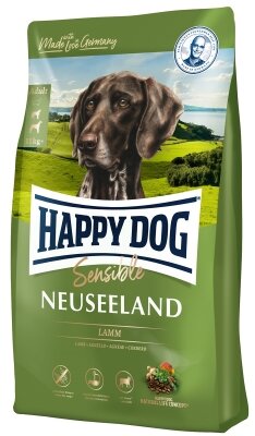 Корм сухий Happy Dog Sensible Neuseeland для дорослих собак з чутливим травленням з ягням та рисом, 4 кг, 3533