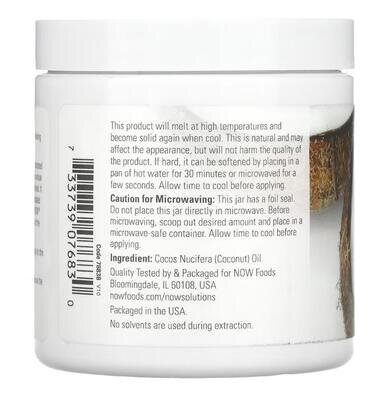 Кокосова олія Now Solutions Coconut Oil, 207 мл