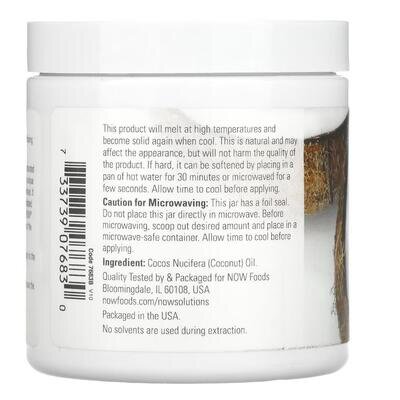 Кокосова олія Now Solutions Coconut Oil, 207 мл