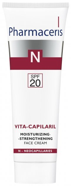 Крем для обличчя Pharmaceris N Vita-Сapilaril SPF20 зволожуючий зміцнюючий, 50 мл