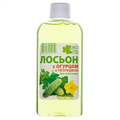 Лосьйон для обличчя Екокод з огірком та петрушкою, 100 мл