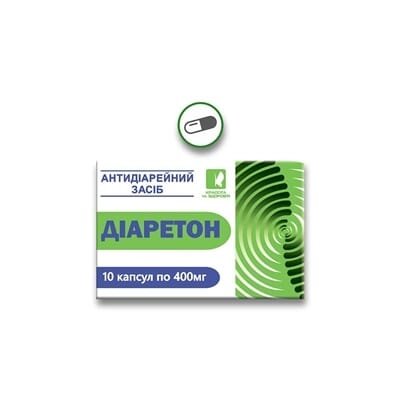 Діаретон капсули по 400 мг №10 (10х1)