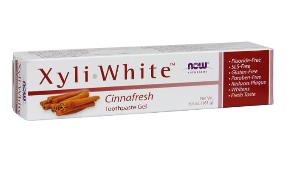 Зубна гель-паста Now Solutions Xyli White зі смаком кориці, 181 г