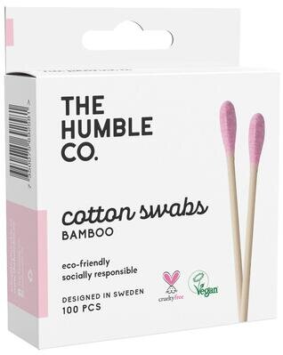Ватні палички Humble Натуральні, рожеві, 100 шт