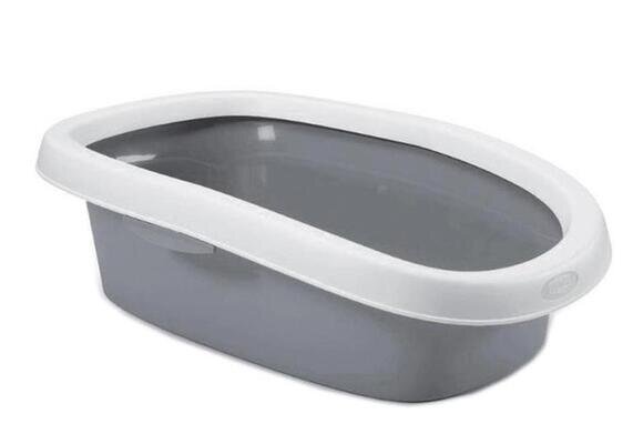 Туалет для кішок StefanPlast Sprint 10, сірий, 43 x 31 x 14 см