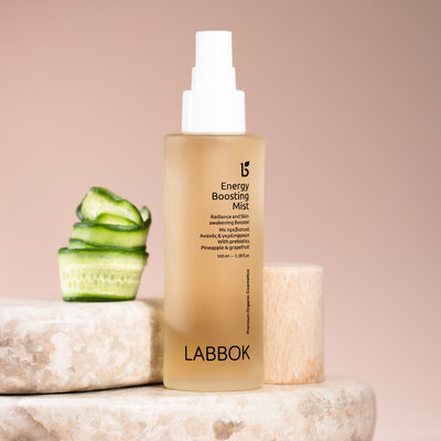 Мiст для обличчя Labbok Energy Booster mist-prebiotics з пребiотиками для пiдвищення eнepгiї тьмяної та зневодненої шкіри, 100 мл