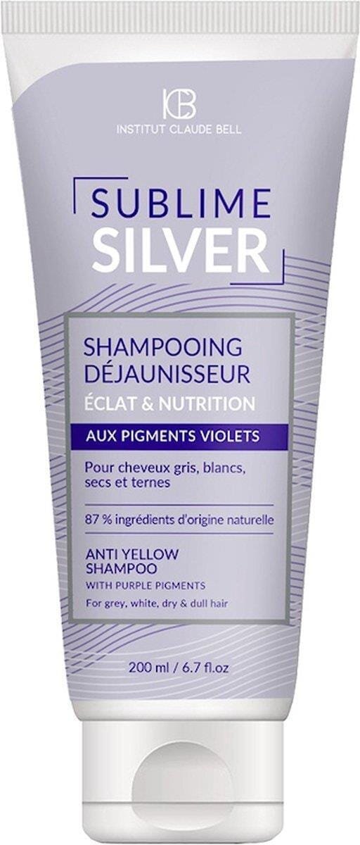 Шампунь для волосся Institut Claude Bell Sublime Silver Shampoo для нейтралізації жовтизни, 200 мл