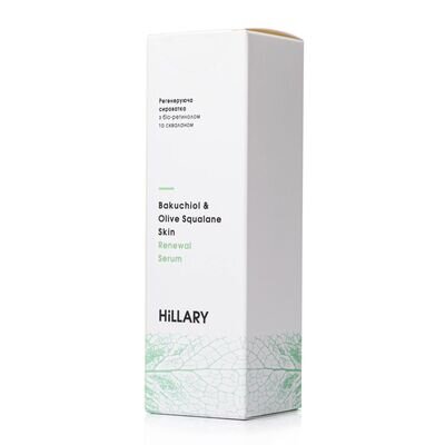 Сироватка для обличчя Hillary Bakuchiol & Olive Squalane Skin Renewal Serum з біо-ретинолом та скваланом, 30 мл