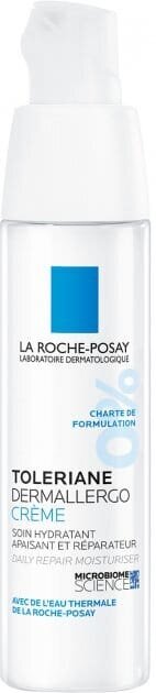 Крем-догляд для обличчя та шкіри навколо очей La Roche-Posay Toleriane Dermallergo заспокійливий зволожуючий для гіперчутливої шкіри, 40 мл
