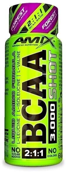 Амінокислоти Amix Nutrition BCAA Shot forest fruits, 60 мл 1/20