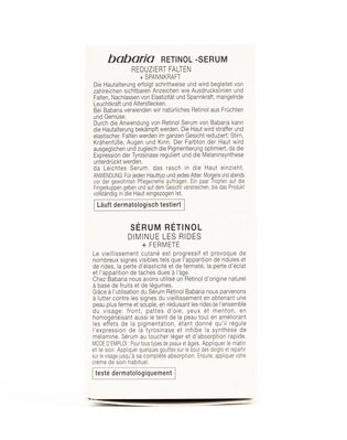 Сироватка для обличчя Babaria Retinol з ретинолом, 30 мл