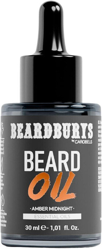 Олія-сироватка для бороди Beardburys Amber Midnight з ефірними оліями, 30 мл