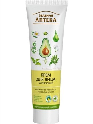 Крем для обличчя Зелена Аптека Матуючий, 100 мл