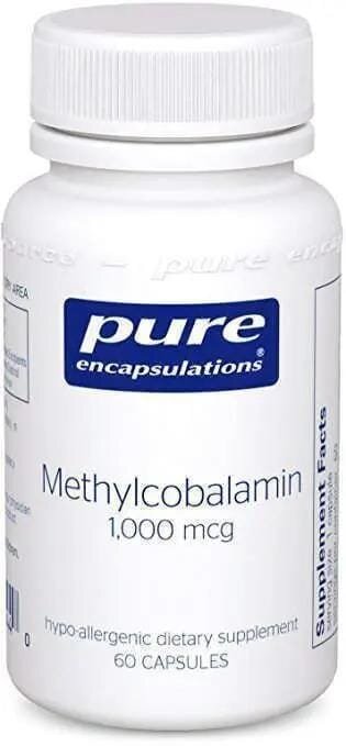 Вітамін В12 (метилкобаламін) Pure Encapsulations Methylcobalamin 1000 мкг, 60 капсул