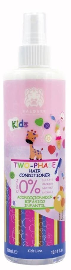 Спрей-кондиціонер Valquer Kids для волосся двофазний дитячий м'яка формула, 300 мл