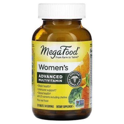 Мультивітаміни для жінок MegaFood Multi for Women, 120 таблеток