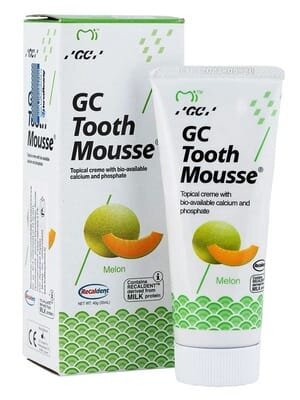 Крем для зубів GC Tooth Mousse для відновлення емалі Диня, 35 мл
