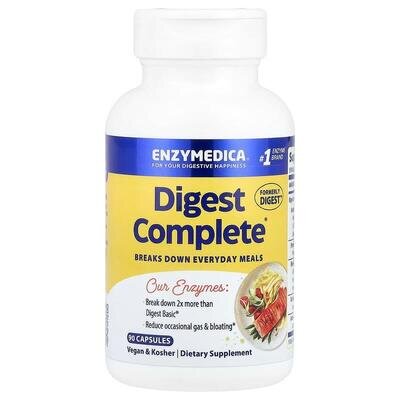 Ферменти для травлення Enzymedica Digest, 90 капсул