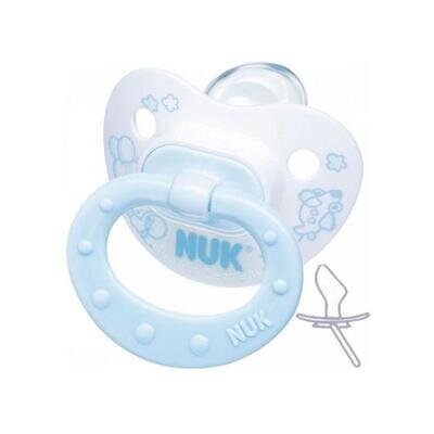 Пустушка силіконова NUK Baby Blue 10736275 ортодонтична розмір 2, 1 шт