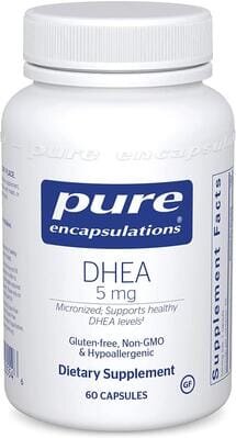ДГЕА Pure Encapsulations DHEA 5 мг, 60 капсул