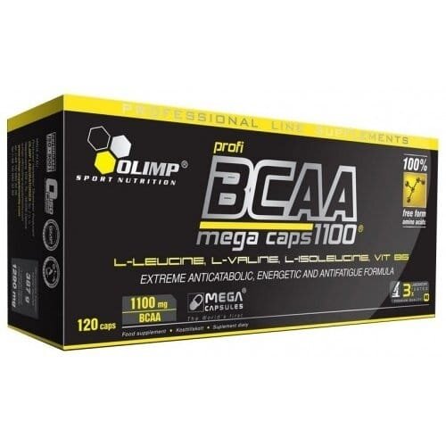 Амінокислота Olimp BCAA 1100 Mega Caps blister, 120 капсул