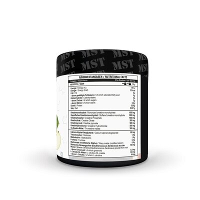 Креатин MST Nutrition Creatine Kick 7 in 1 зелене яблуко, 300 г