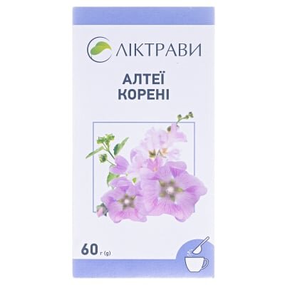Алтеї корені по 60 г у пач. з внут. пак.