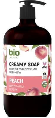 Крем-мило Bio Naturell Персик, з дозатором, 946 мл