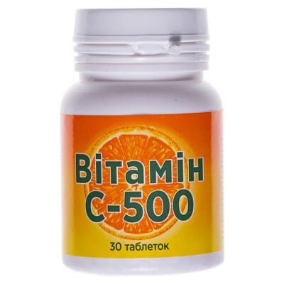 Вітамін С-500 Краса і Здоров'я таблетки №30