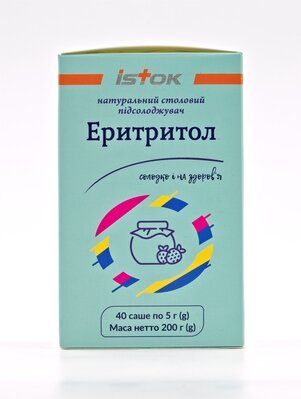 Еритритол порошок по 5 г №40 у саше