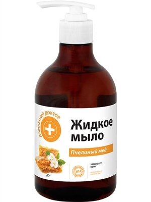 Мило рідке Домашній Доктор Бджолиний мед, 480 мл