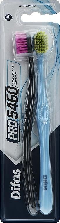 Зубна щітка Difas Pro 5460, ультрам'яка, 2 штуки