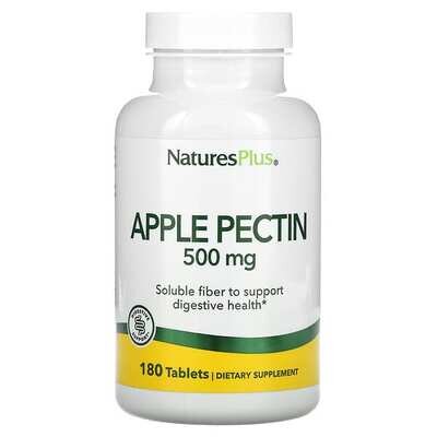 Яблучний пектин Nature's Plus Apple Pectin 500 мг, 180 таблеток