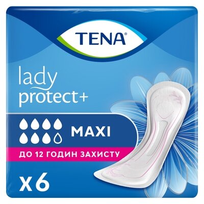 Прокладки урологічні Tena Lady Maxi, 6 штук