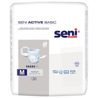 Труси поглинаючі для дорослих Seni Active Basic medium, 30 штук
