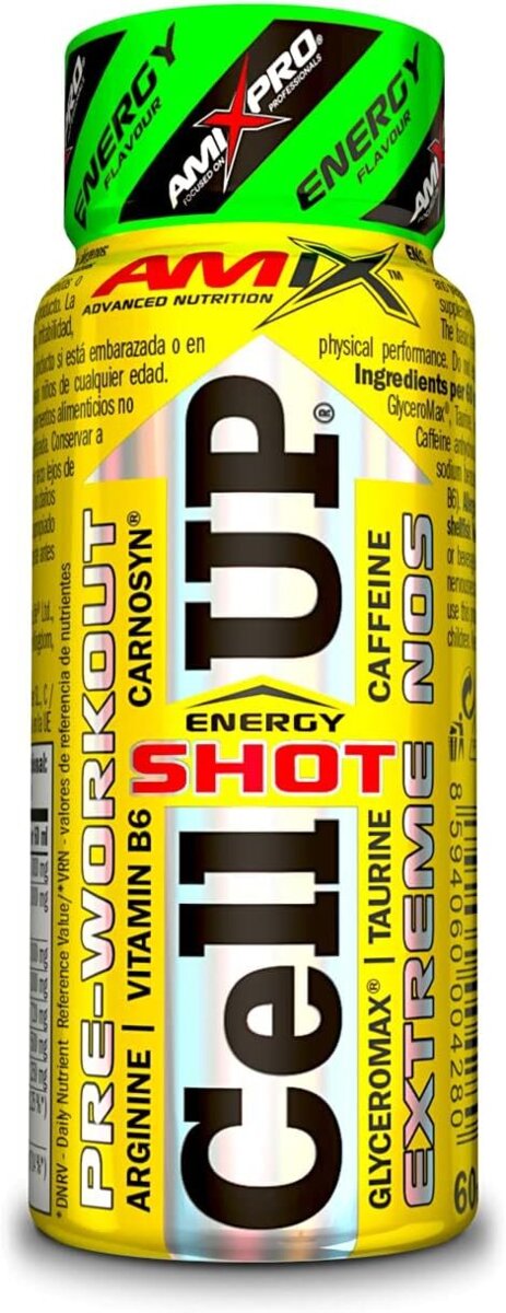Передтренувальний комплекс Amix Nutrition CellUP Energy Shot енергетичний, 60 мл
