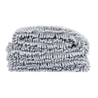Рушник M-Pets Microfiber Towel з мікрофібри для купання собак, котів та гризунів, сірий, 35х80 см