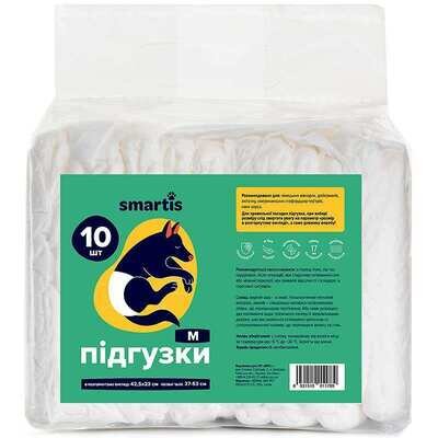 Підгузки-пояси Smartis для собак (сук), розмiр М, 10 штук