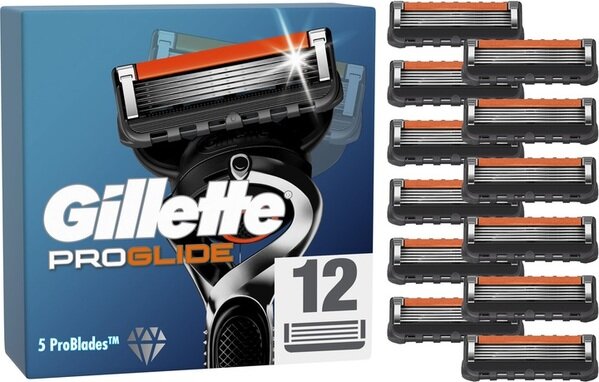 Картриджі змінні для гоління Gillette Fusion5 ProGlide, 12 шт