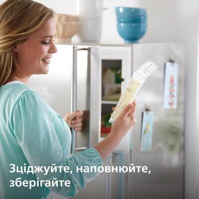 Пакети Philips Avent SCF603/25 для зберігання грудного молока об'єм 180 мл, 25 шт