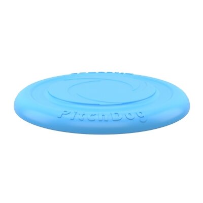 Іграшка літаючий диск Collar 62472 PitchDog для апортировки для собак, 24 см, блакитна